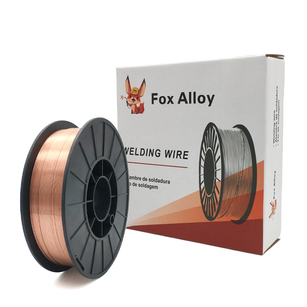 Fox Alloy ER70S-6 0.023" Solid Core Mig Wire - 10 Lbs Spool Welding Wire