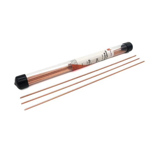 Fox Alloy 20pcs Copper Phosphorus Brazing Rods BCuP-2 (5/64") 2mm 9.8"