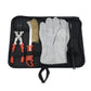 Fox Alloy Welding Tool Kits with Scratch Wire Brush Welding Chipping Hammer Slag Removal Brush Tool Welding Gloves