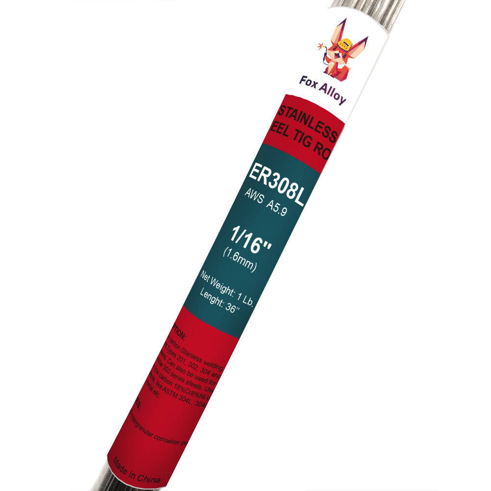 ER308L Stainless Steel TIG Welding Rod - 3/32" X 36", 1-Lb Spool