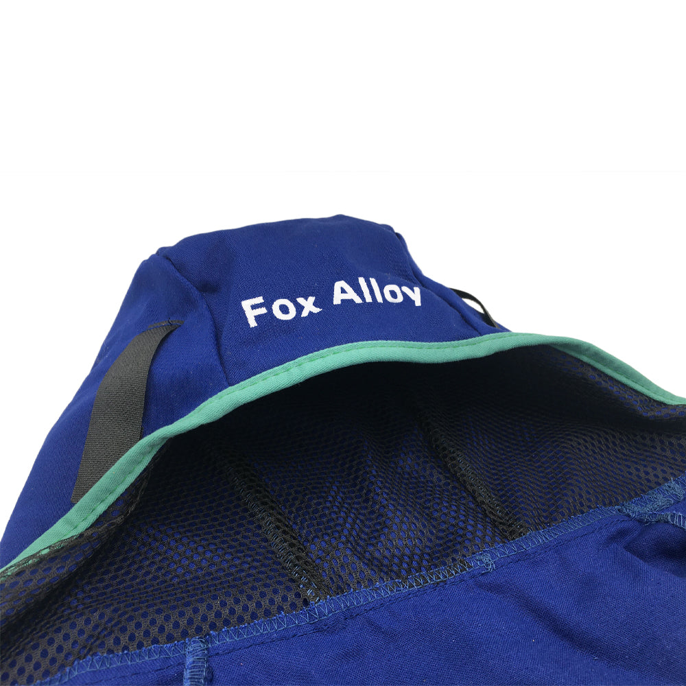 Fox Alloy Blue Canvas Protective Welding Hood