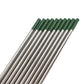 Fox Alloy 10pcs Pure Tungsten Electrode Green WP20 TIG Welding Accessories