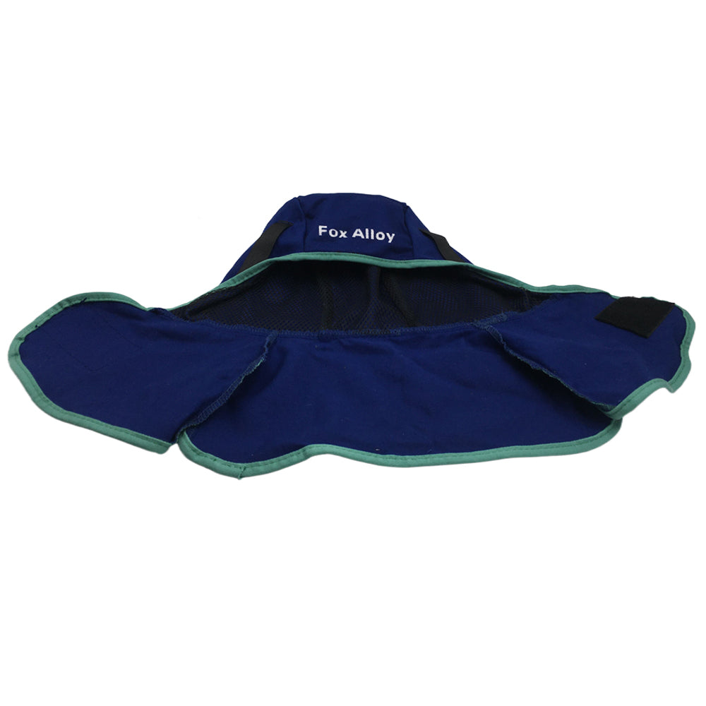 Fox Alloy Blue Canvas Protective Welding Hood