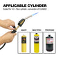 MAPP Propane Torch, Fox Alloy Welding Propane Torch with Self Ignition Trigger and 1.5m Hose Fit, Mapp Gas Torch with Adjustable Flame Control Knob Easily Size Flame for Heating Soldering Brazing